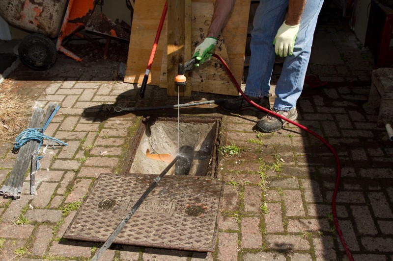 Drain repair work in Highgate